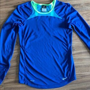 Nike long sleeve dry fit  shirt